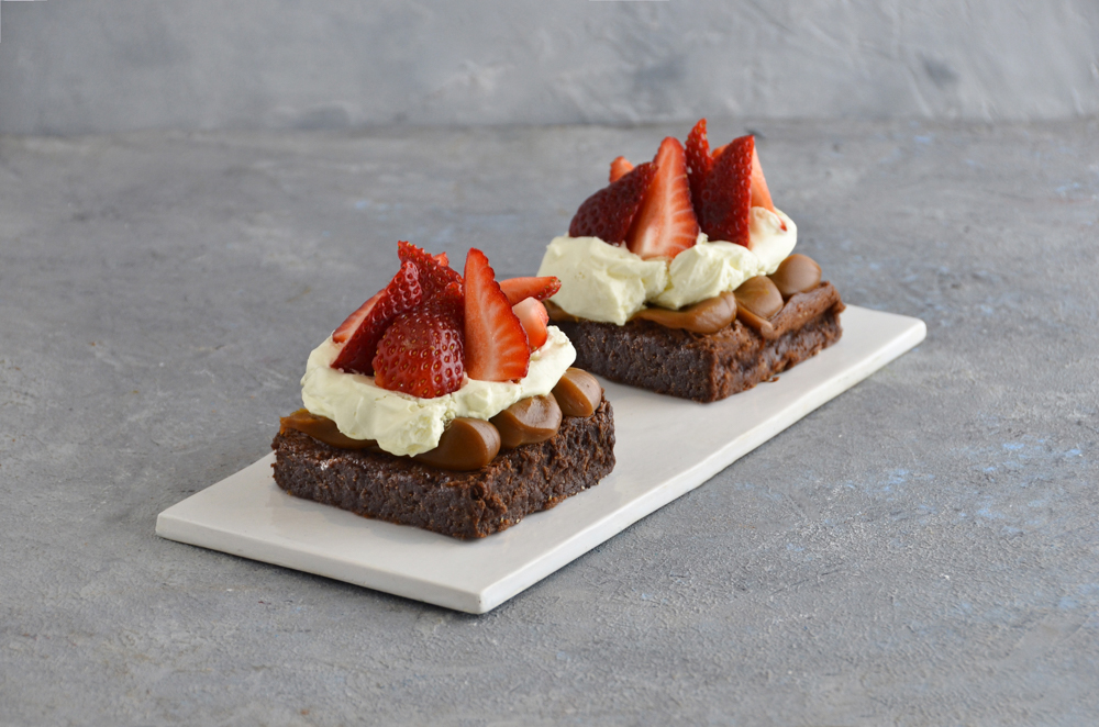 Marquise de chocolate con frutillas x 1